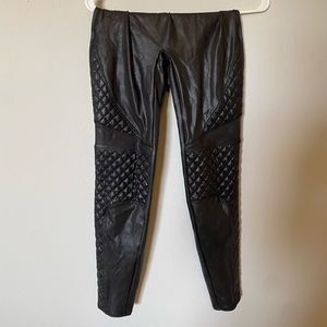 Spanx Moto style leggings. Size M